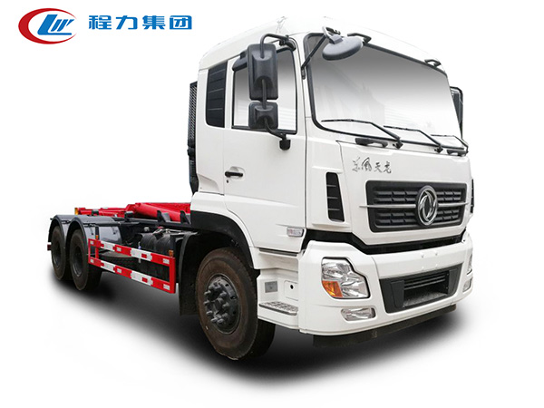 東風(fēng)天龍后雙橋18方勾臂垃圾車