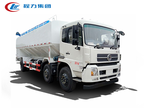 天錦小三軸15噸飼料運(yùn)輸車