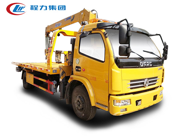 東風凱普特平板帶吊清障車