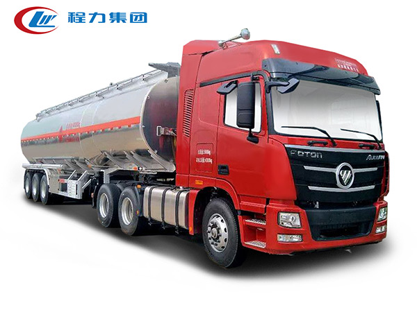 福田歐曼GTL超能版49.9立方鋁合金半掛運油車