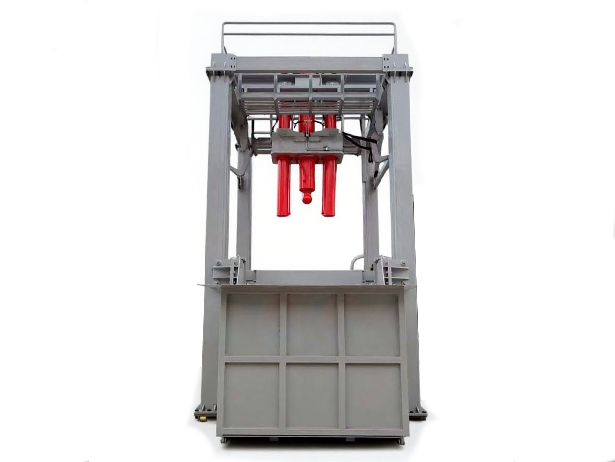 三缸四柱垂直式垃圾壓縮設備